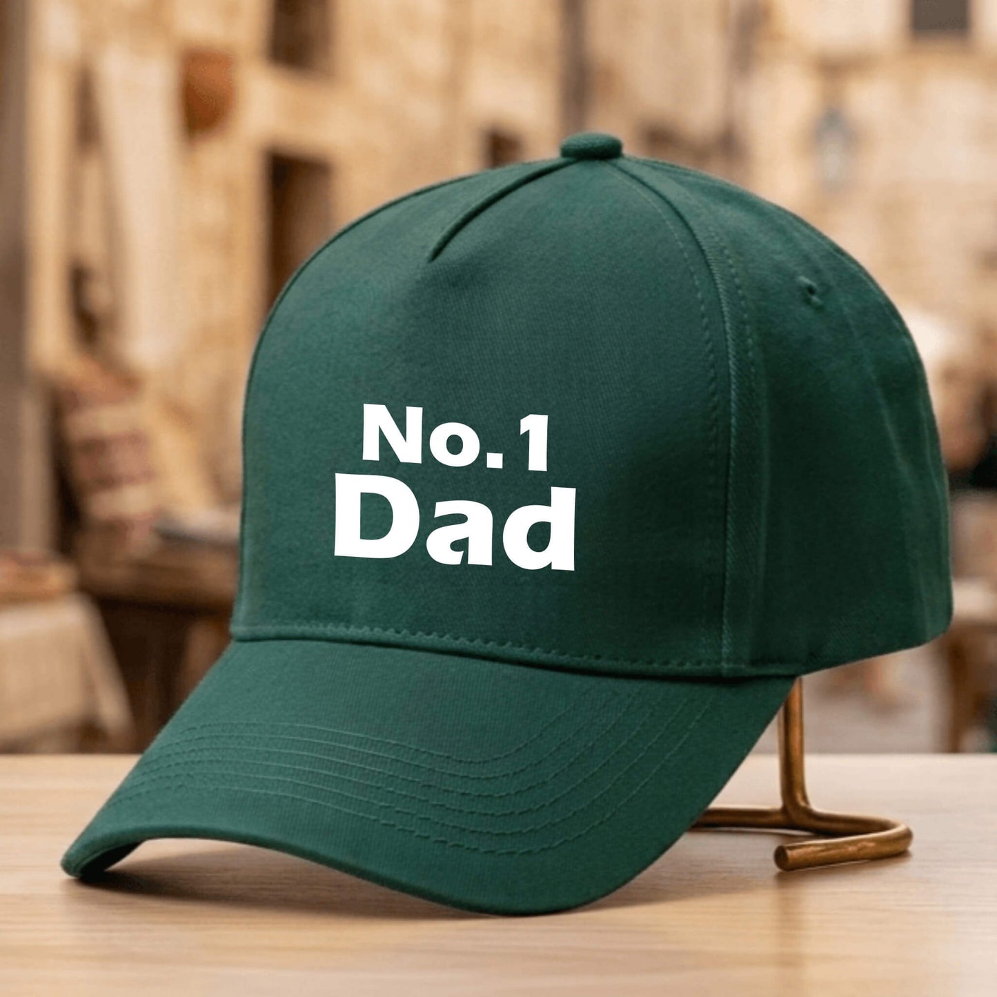 Personalised Baseball Cap – No. 1 Dad – Father's Gift Idea