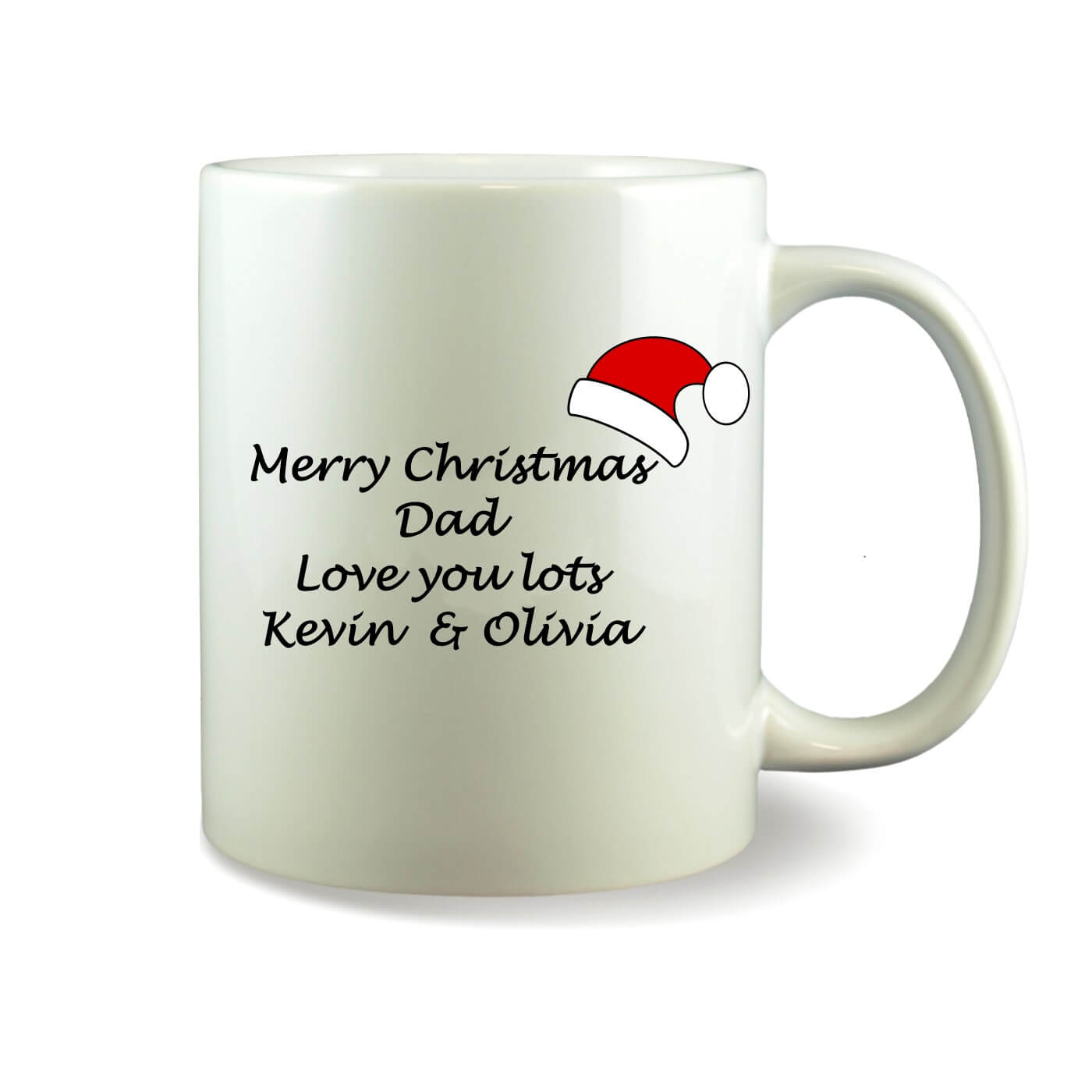 Personalised Mug - Santa Hat