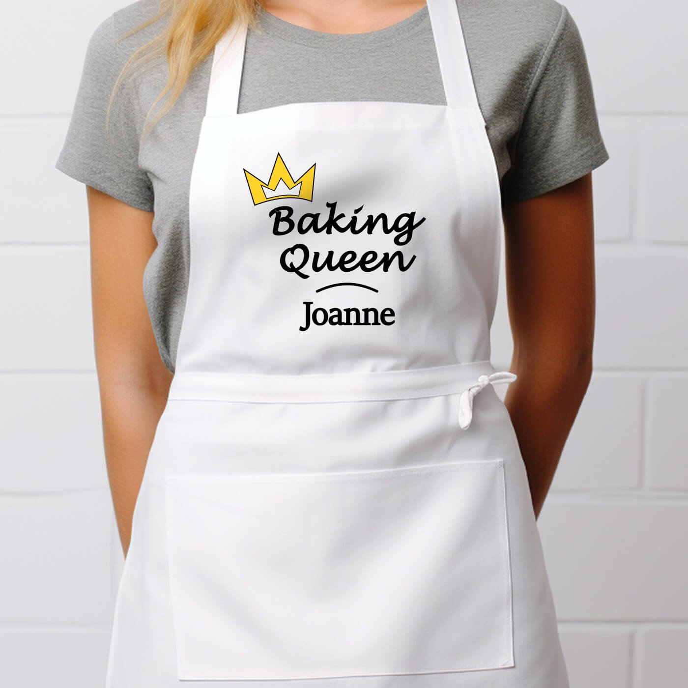 Personalised Apron For Her - Baking Queen