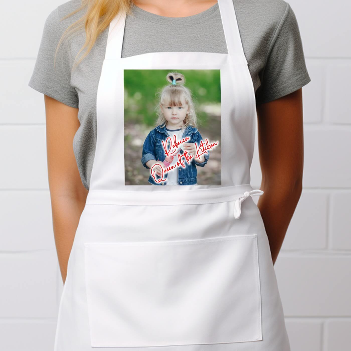 Personalised Apron - Photo and Name