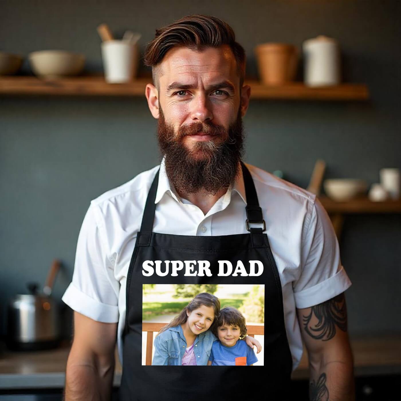 Personalised Apron - Photo and Text