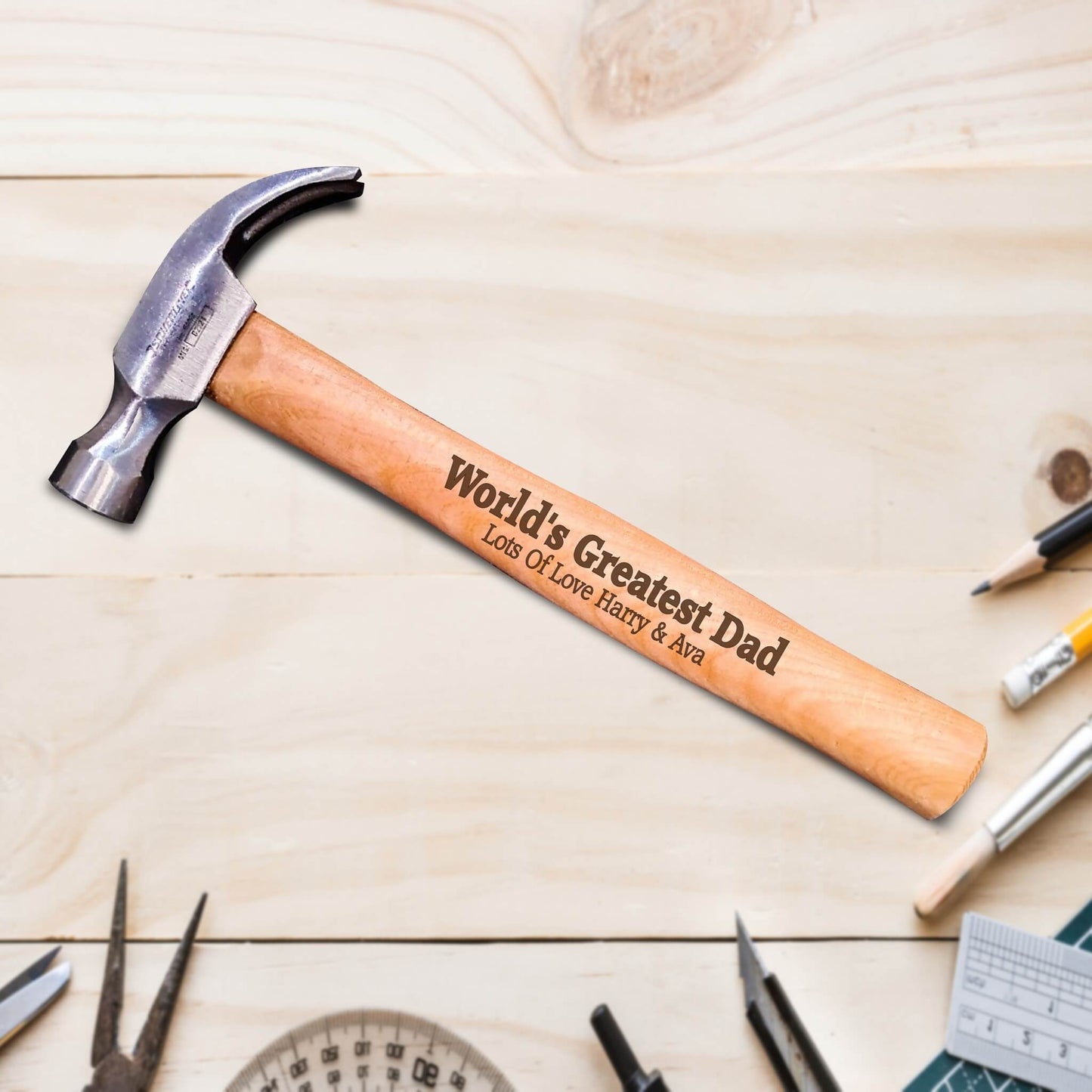 Personalised Hammer 16OZ - World's Greatest Dad