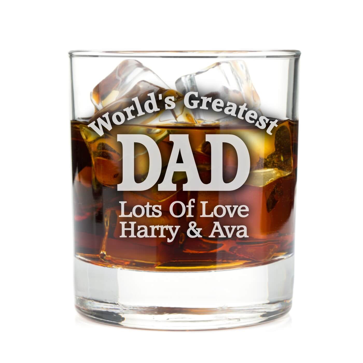 Personalised Whisky Glass - World's Greatest