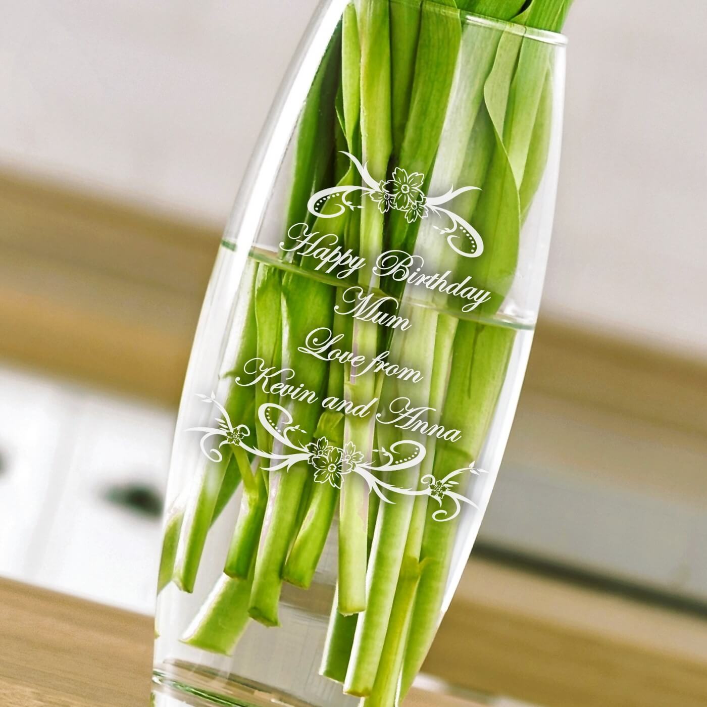 Personalised Bouquet Vase