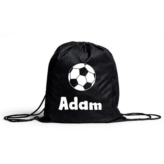 Personalised Drawstring Bag - Football