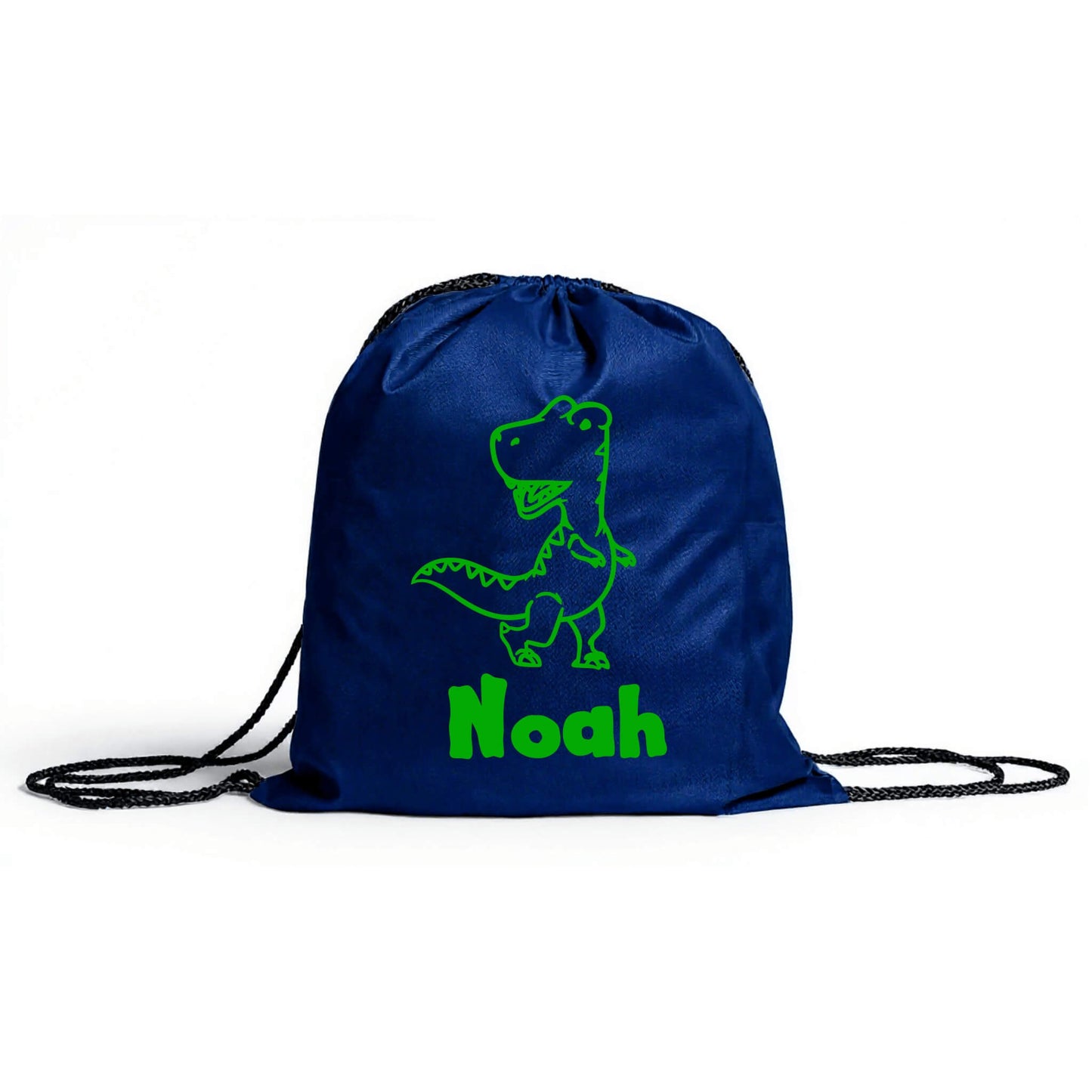 Personalised Drawstring Bag - T-Rex