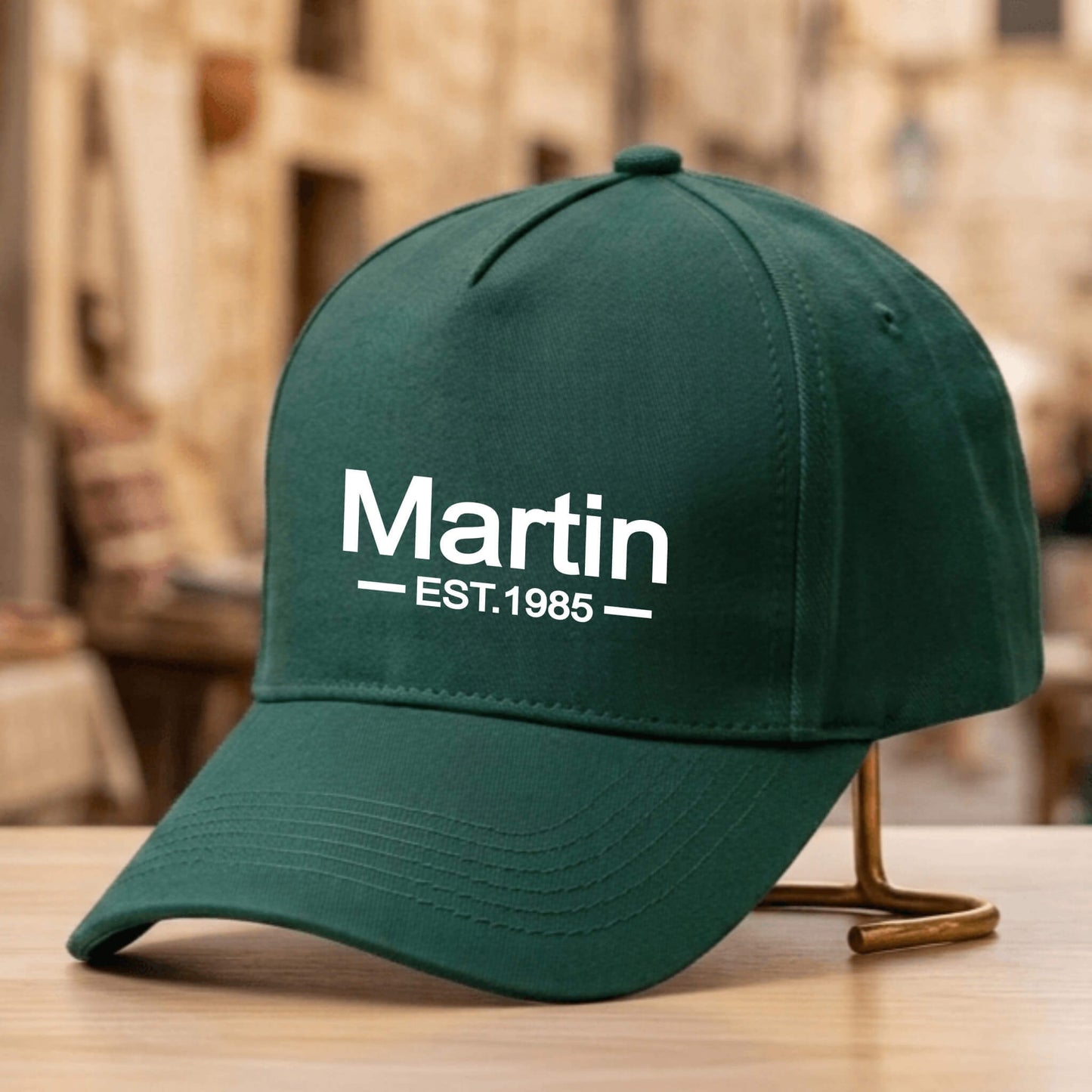 Personalised Baseball Cap – Custom Name & Date – Ideal Gift