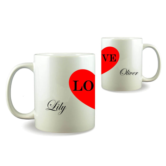 Personalised Mug Set - His And Hers