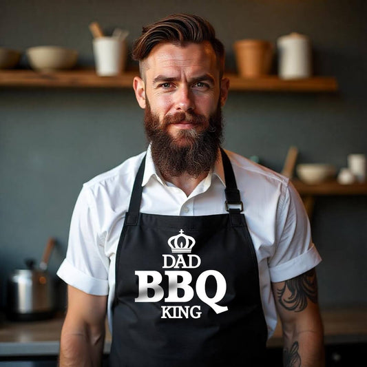 Personalised Apron For Him - BBQ KING