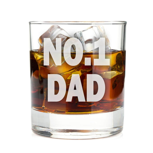 Personalised  Whisky Glass - No.1 DAD