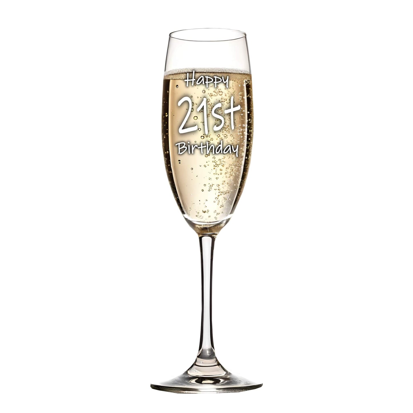 Personalised Prosecco Glass - Big Number