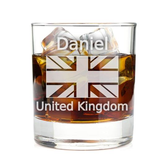 Personalised Whiskey Glass - UNITED KINGDOM