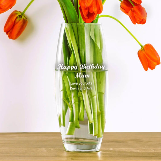 Personalised Bullet Vase - Your Text